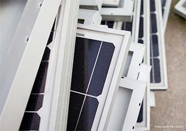 enjeux recyclage panneaux solaires
