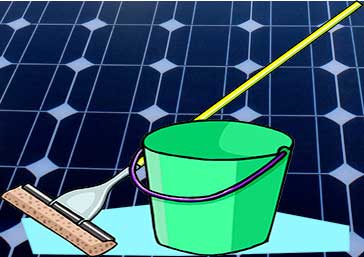 Nettoyage panneaux solaires
